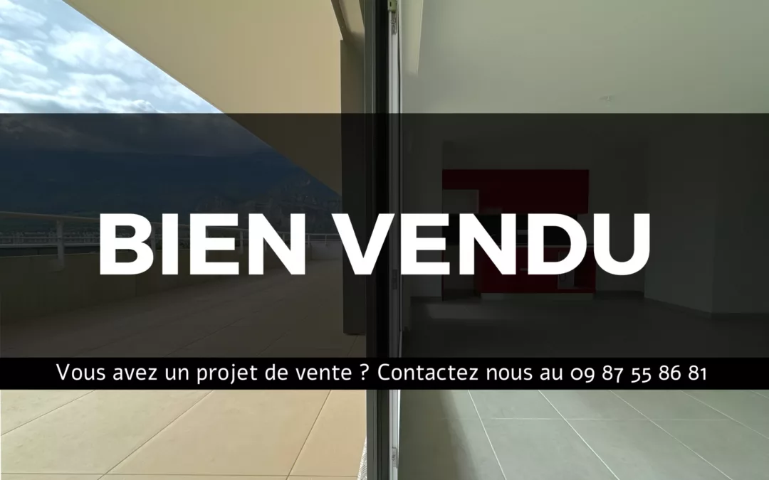 LE PONT DE CLAIX – Appartement T4 avec terrasse et garage