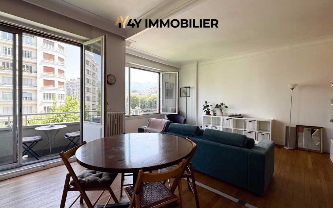 GRENOBLE- A LOUER T3 MEUBLE DE 77.08 M2