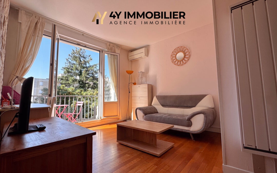 GRENOBLE- A LOUER T1 BIS  MEUBLE DE 33.88 M2