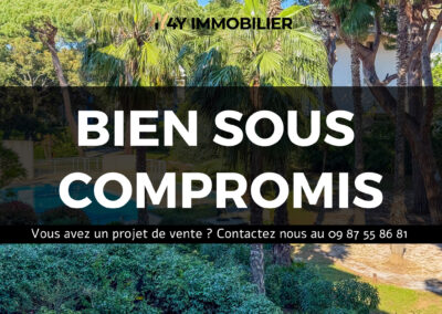 HYERES – Appartement T3 avec piscine et deux terrasses.