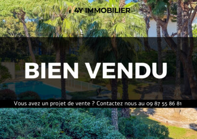 HYERES – Appartement T3 avec piscine et deux terrasses.