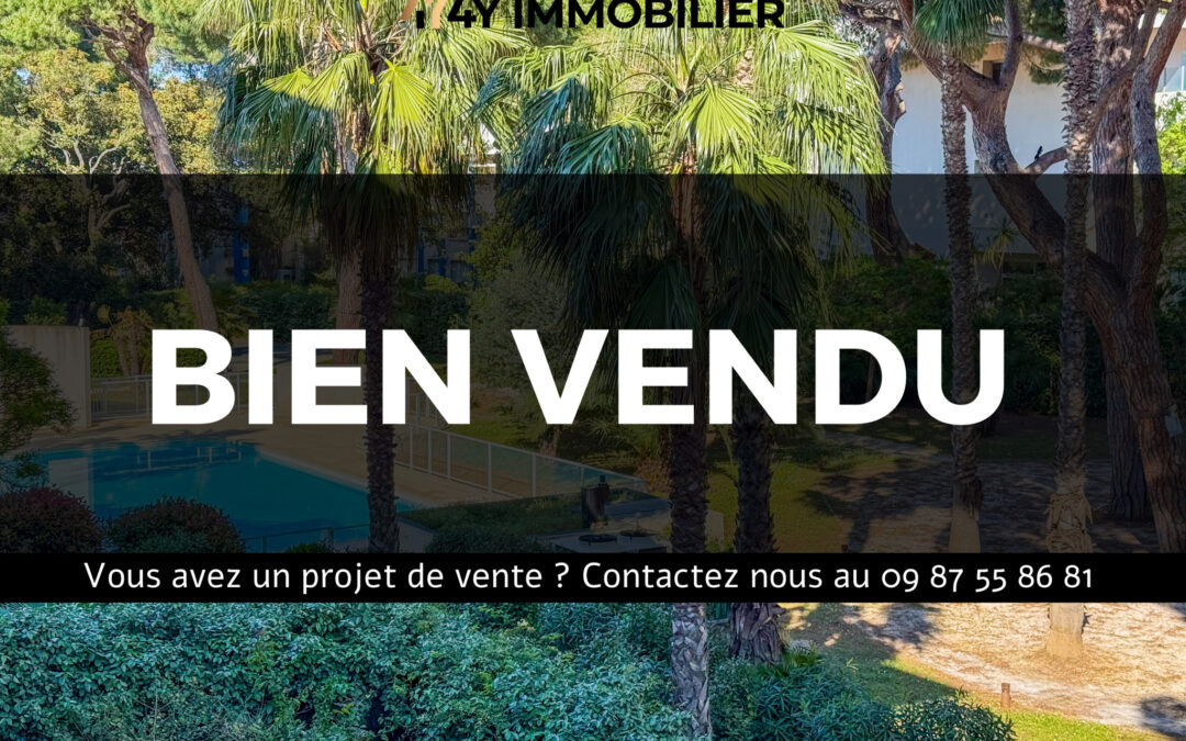 HYERES – Appartement T3 avec piscine et deux terrasses.